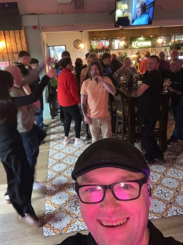 Evening entertainment at The Falstaff Inn