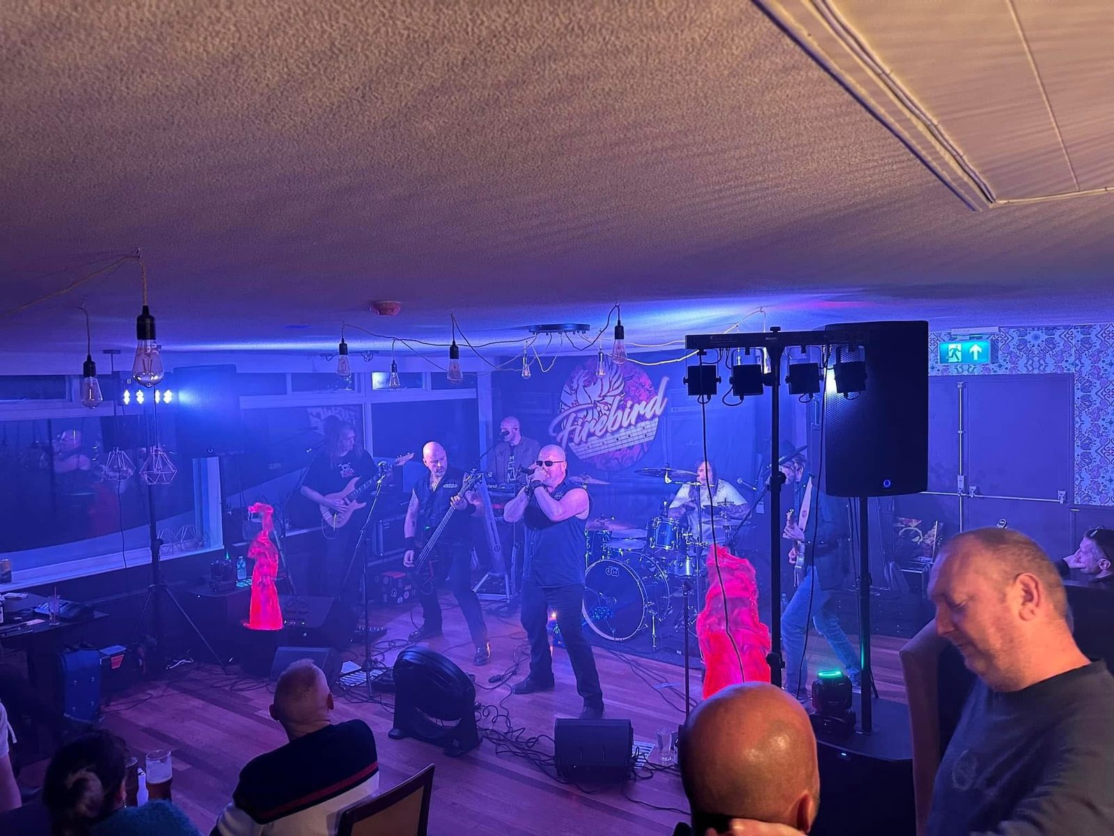 Live band performing at The Falstaff Inn